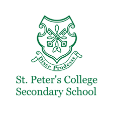 St.Peters College Secondary School logo.