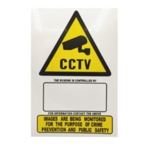 Data Compliant A3 CCTV WARNING SIGN